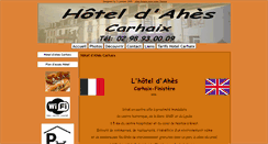 Desktop Screenshot of hotel-ahes.com